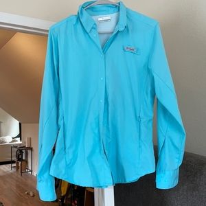 Columbia Teal PFG Shirt